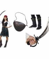 Compleet piraten kostuum voor dames 10108062
