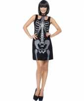 Halloween jurkje skelet opdruk