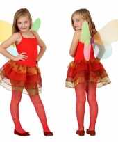 Rode vlinder jurk voor meisjes