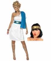 Romeinse jurk met accessoires voor dames maat l